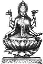 statue de lakshmi