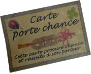 Carte porte chance