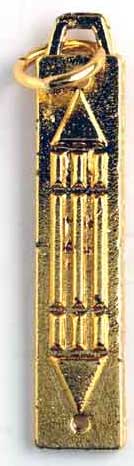 Médaille Barre Atlante or