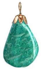 amazonite en pendentif