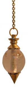 pendule cristal de roche