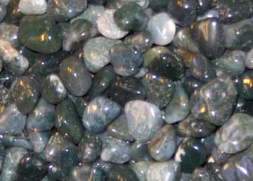 agate mousse polie