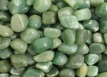 aventurine verte polie