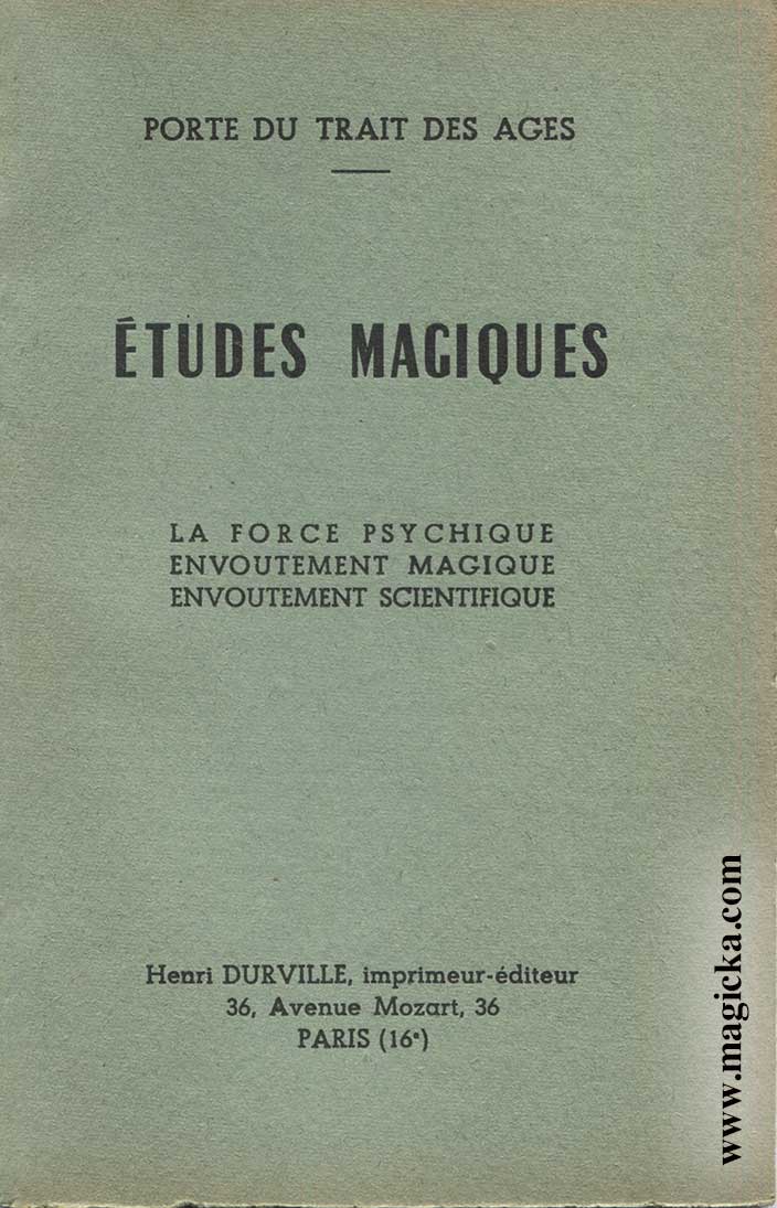 livre Études Magiques