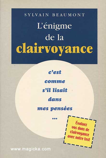 livre L'énigme de la clairvoyance