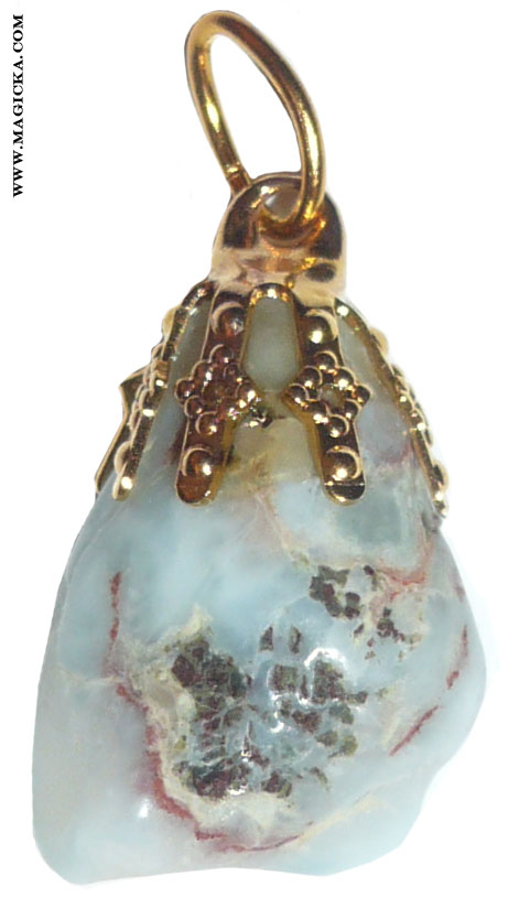 larimar en pendentif