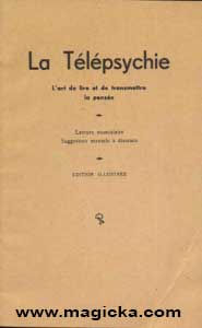 livre La Télépsychie