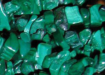 malachite polie