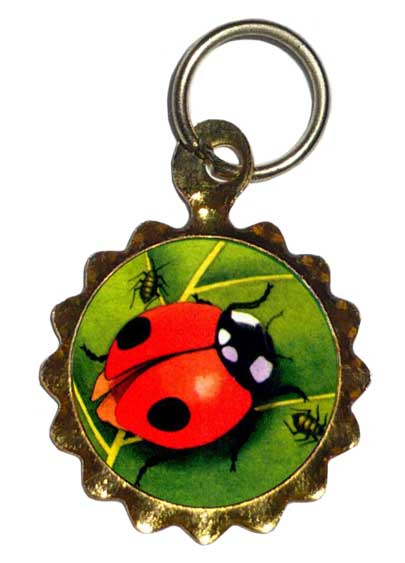 pendentif coccinelle porte bonheur