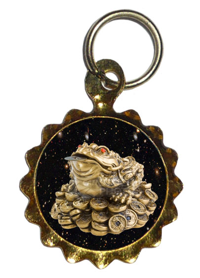 pendentif crapaud de fortune