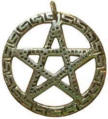 Pentagramme entrelac&eacute;