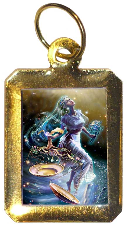 pendentif du zodiaque balance