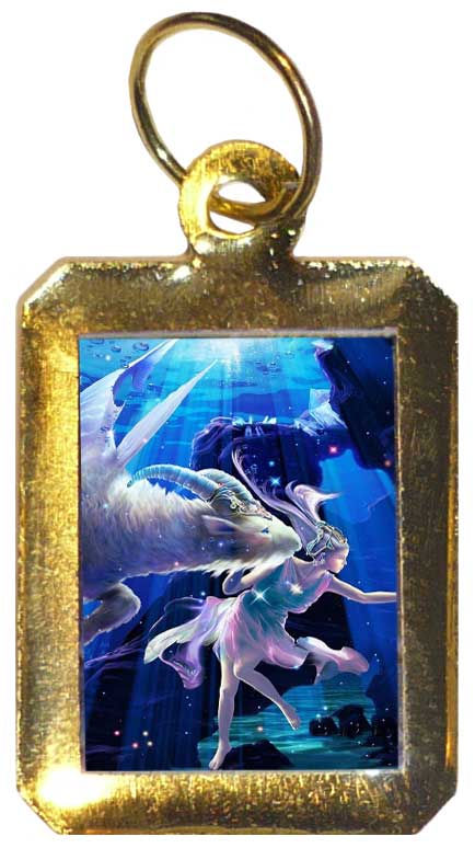 pendentif du zodiaque capricorne