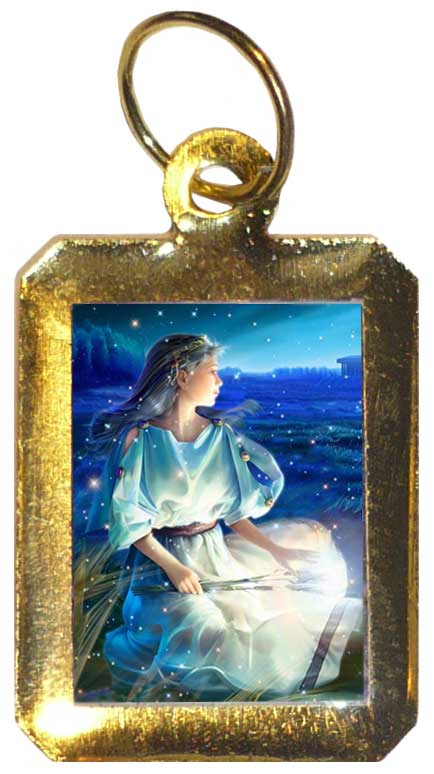 pendentif zodiacle vierge