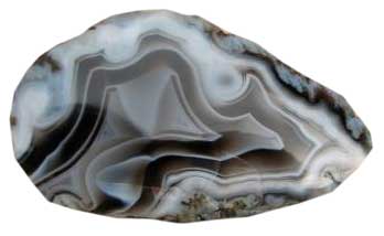 agate pierre tranche