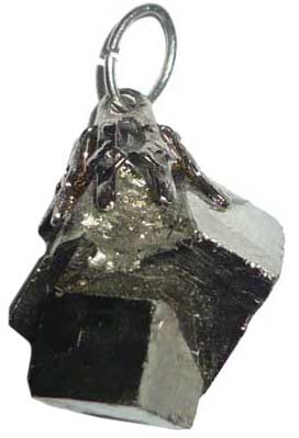 pendentif pyrite brut