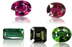 Tourmaline facett&eacute;e
