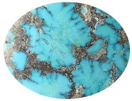 Turquoise en cabochon