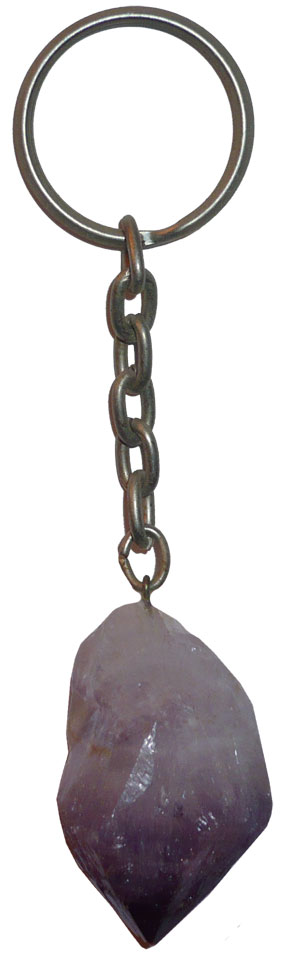 porte cle en améthyste