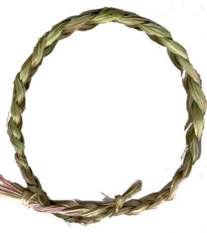 Sweetgrass en tresse